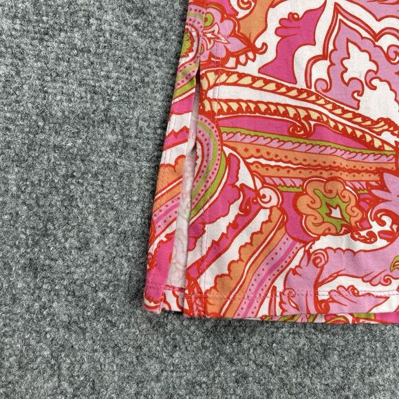 Soft Surroundings Top Womens Size XL Pink Paisley Beaded 3/4 Sleeve Tunic - Picture 5 of 10